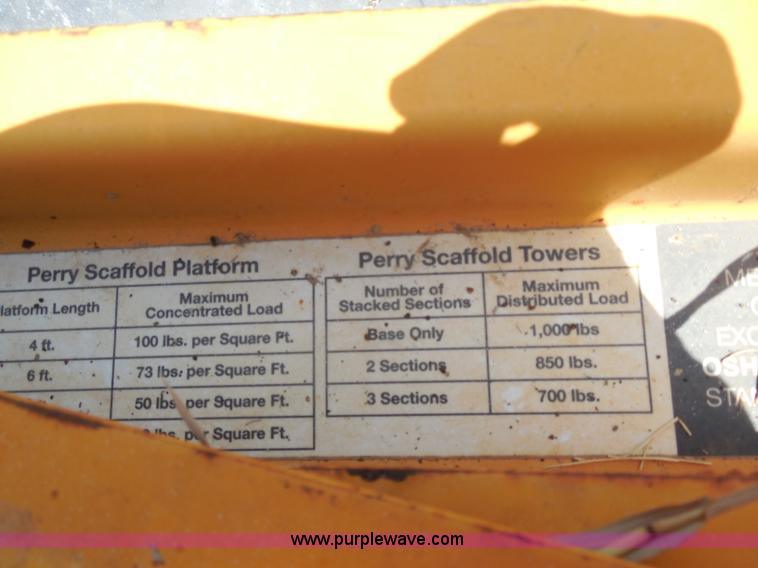 image for item E7660 Perry scaffolding
