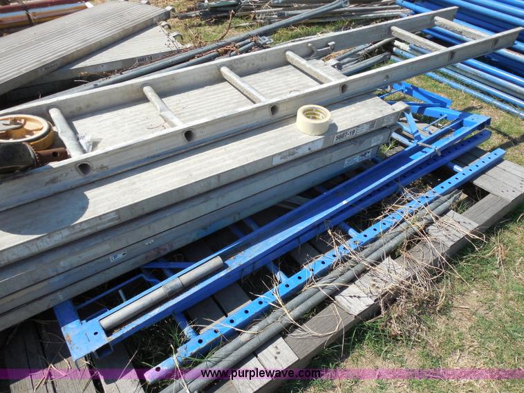 image for item E7677 (9) Werner aluminum plank scaffolding deck pieces