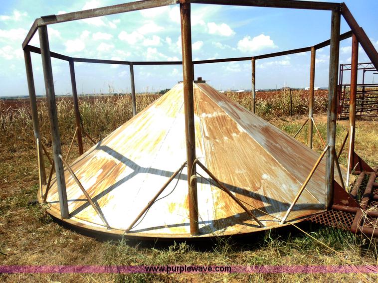 image for item E7687 Custom built grain bin hopper bottom