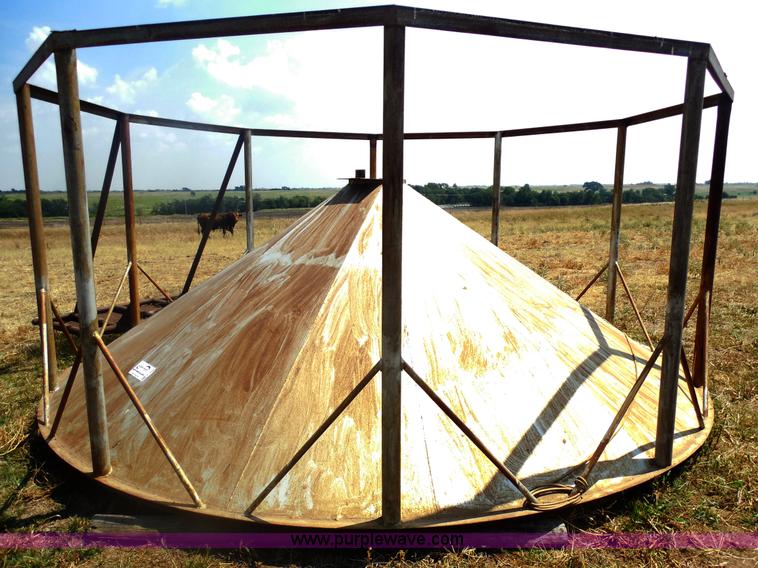 image for item E7687 Custom built grain bin hopper bottom