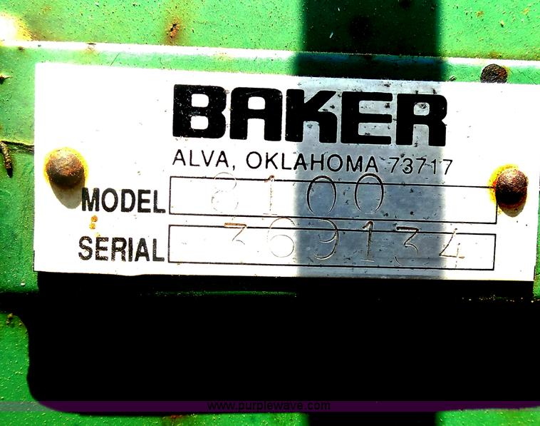 image for item E7692 Baker 8100 cultivator