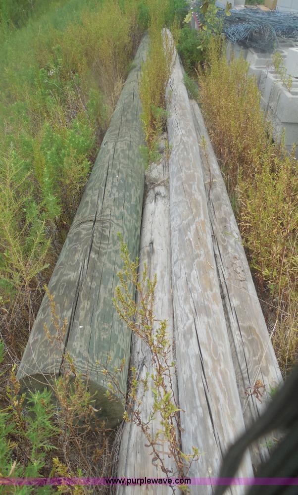 image for item E7706 Wood telephone poles