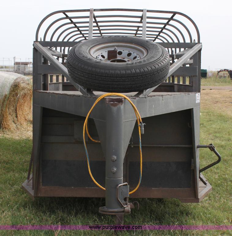 image for item G4128 Trailer Magic 28' gooseneck stock trailer