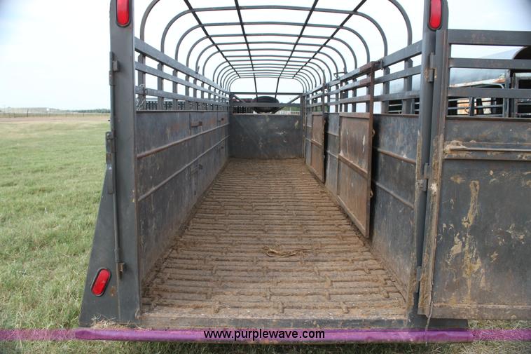 image for item G4128 Trailer Magic 28' gooseneck stock trailer