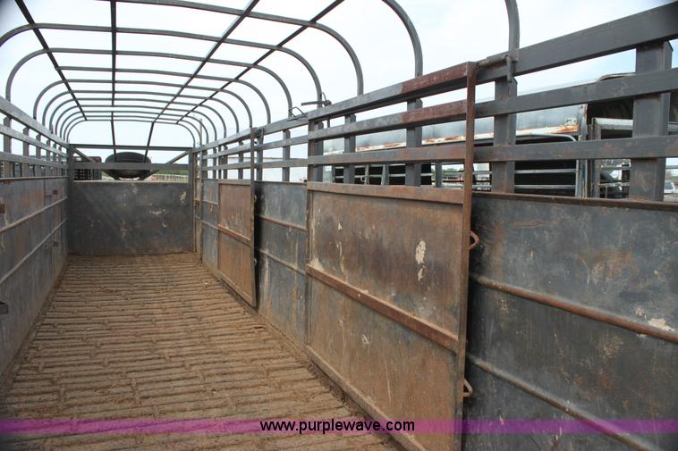 image for item G4128 Trailer Magic 28' gooseneck stock trailer