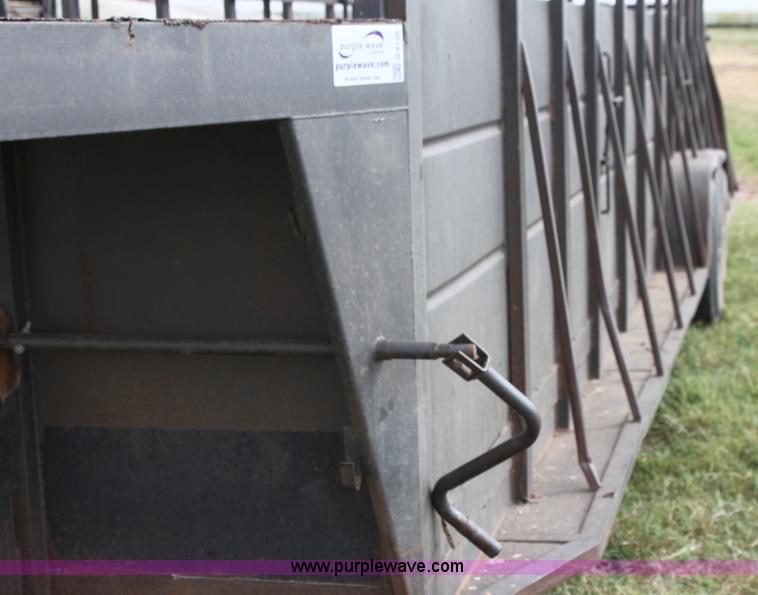 image for item G4128 Trailer Magic 28' gooseneck stock trailer