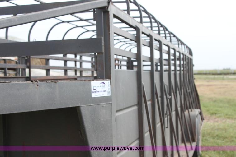 image for item G4128 Trailer Magic 28' gooseneck stock trailer