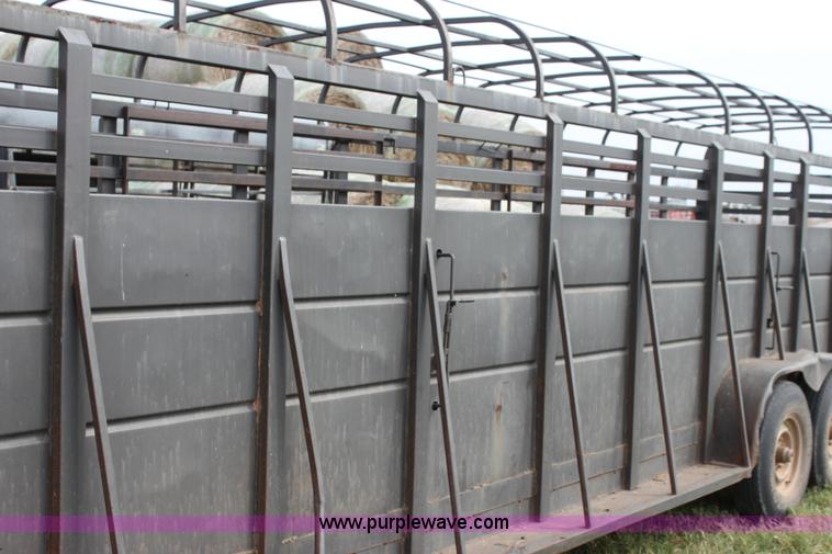 image for item G4128 Trailer Magic 28' gooseneck stock trailer