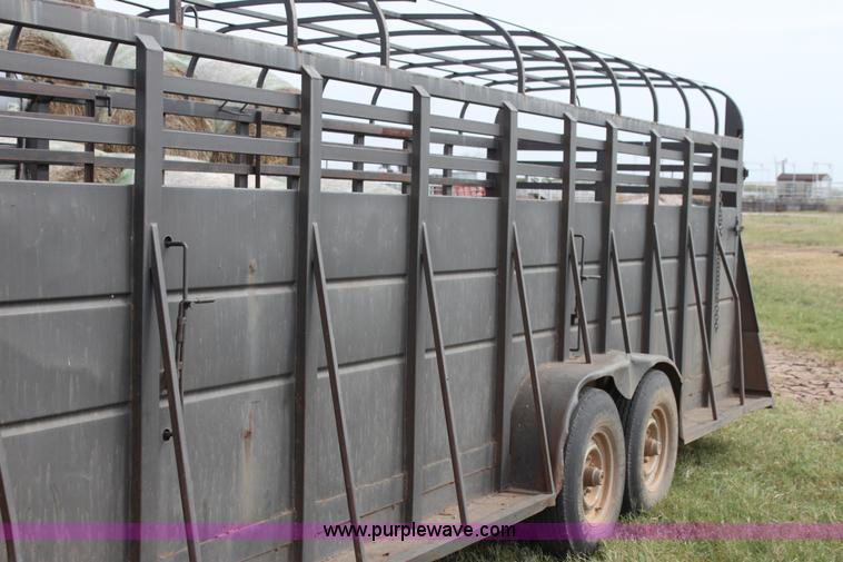 image for item G4128 Trailer Magic 28' gooseneck stock trailer