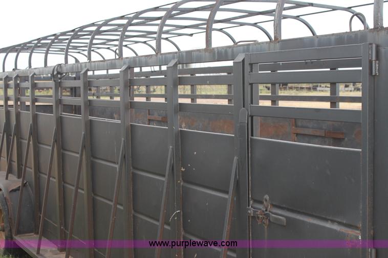 image for item G4128 Trailer Magic 28' gooseneck stock trailer