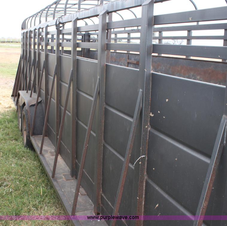 image for item G4128 Trailer Magic 28' gooseneck stock trailer