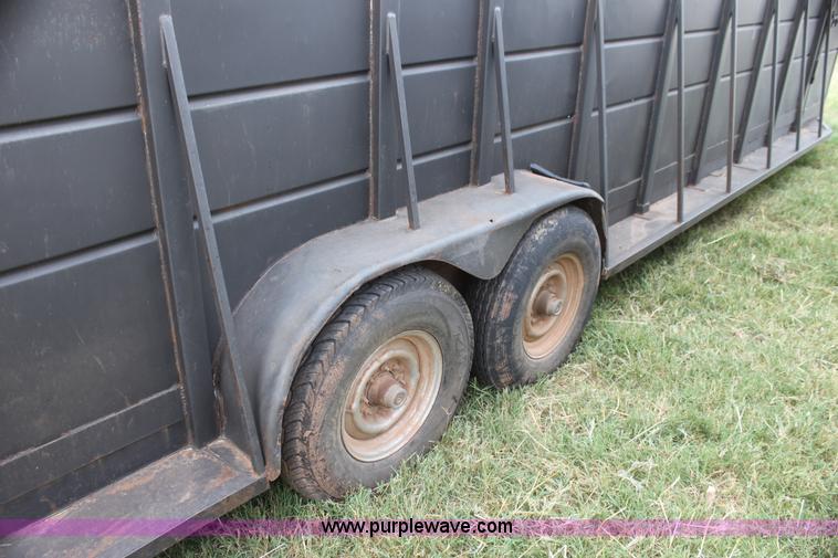 image for item G4128 Trailer Magic 28' gooseneck stock trailer