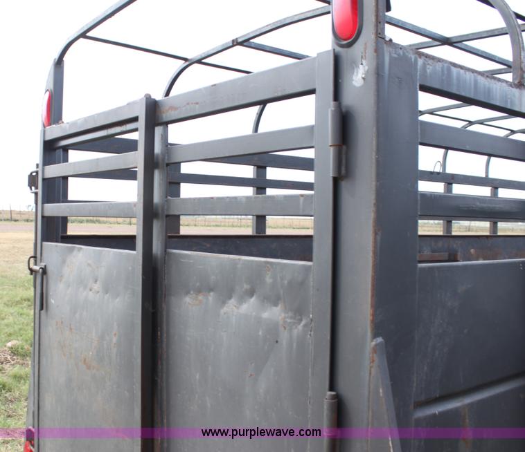 image for item G4128 Trailer Magic 28' gooseneck stock trailer