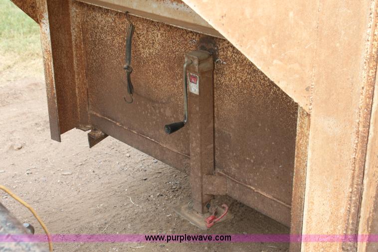 image for item G4138 Shop built gooseneck stock trailer