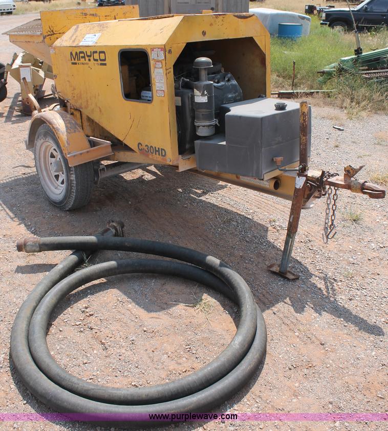 image for item G5806 Mayco C-30HD concrete pump