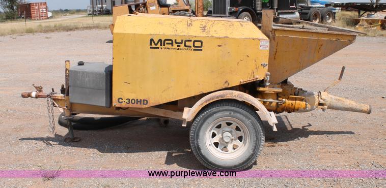 image for item G5806 Mayco C-30HD concrete pump