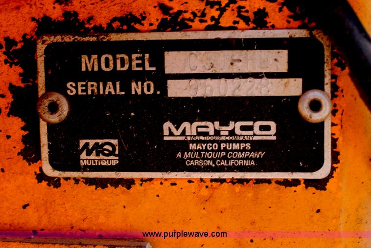 image for item G5806 Mayco C-30HD concrete pump