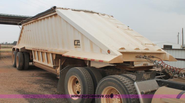 image for item G5811 1999 CPS tandem axle belly dump trailer