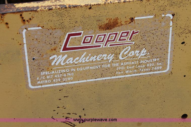 image for item G5813 Cooper Equipment asphalt roller