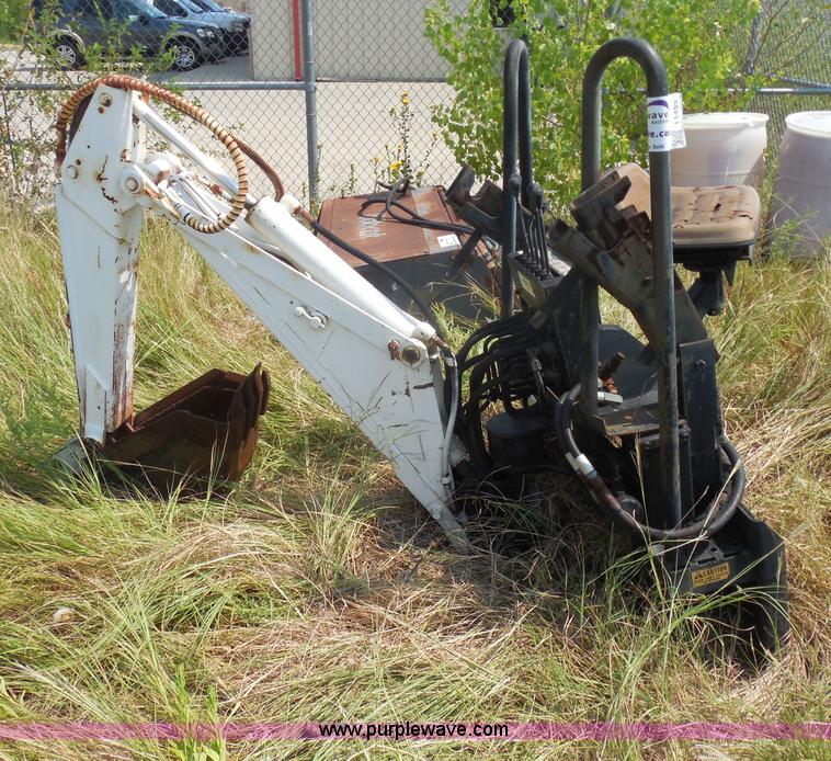 image for item I1433 Skid steer hydraulic backhoe attachment