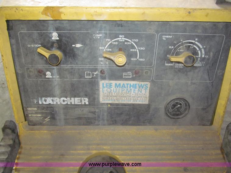 image for item AE9454 1993 Karcher 955 portable hot water pressure washer