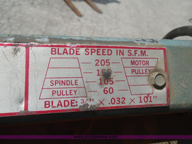 image for item AU9455 Dayton 52518 band saw