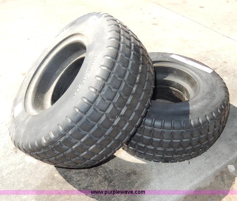 (2) Amerityre solid rubber lawn mower tires in St. Marys, KS Item