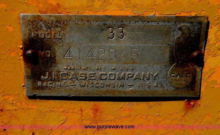 image for item B5805 Case 33 backhoe attachment