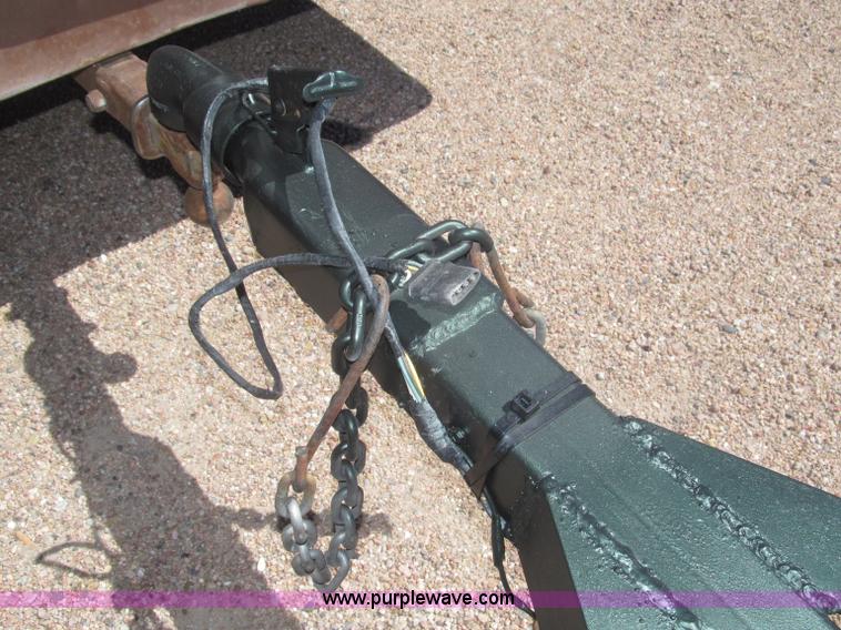 image for item F7004 2001 shop built tandem axle trailer