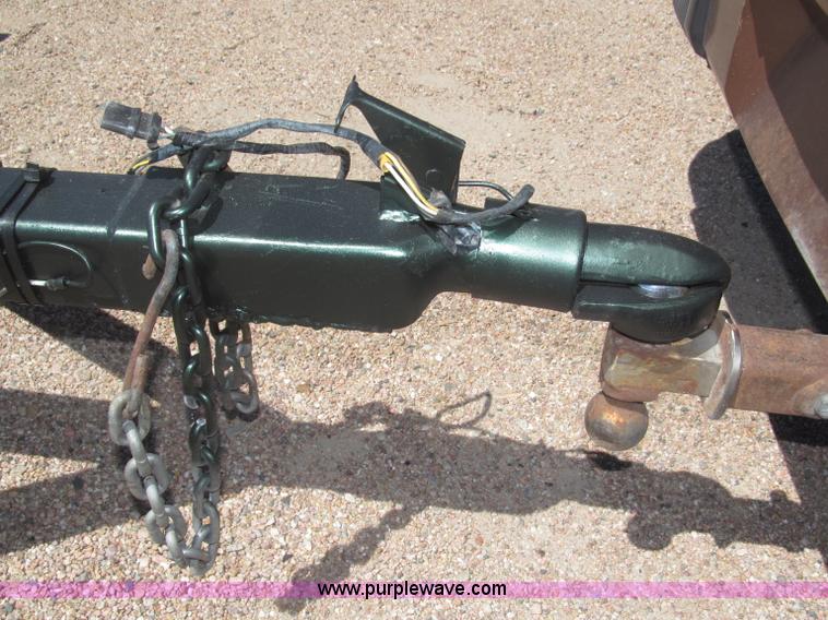 image for item F7004 2001 shop built tandem axle trailer