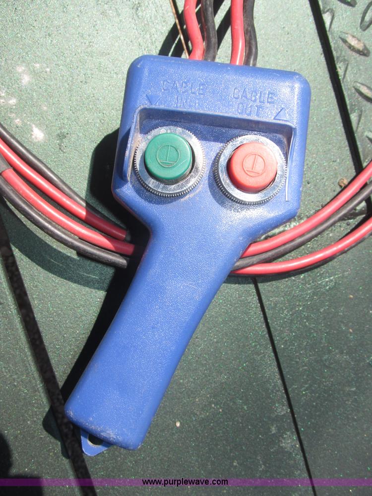 image for item F7004 2001 shop built tandem axle trailer