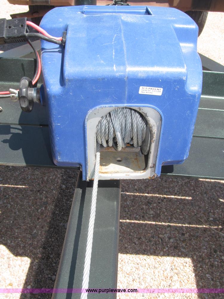 image for item F7004 2001 shop built tandem axle trailer