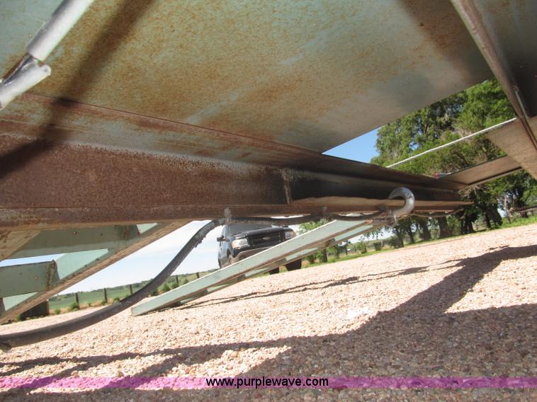 image for item F7004 2001 shop built tandem axle trailer