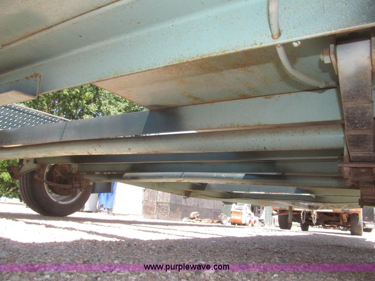 image for item F7004 2001 shop built tandem axle trailer