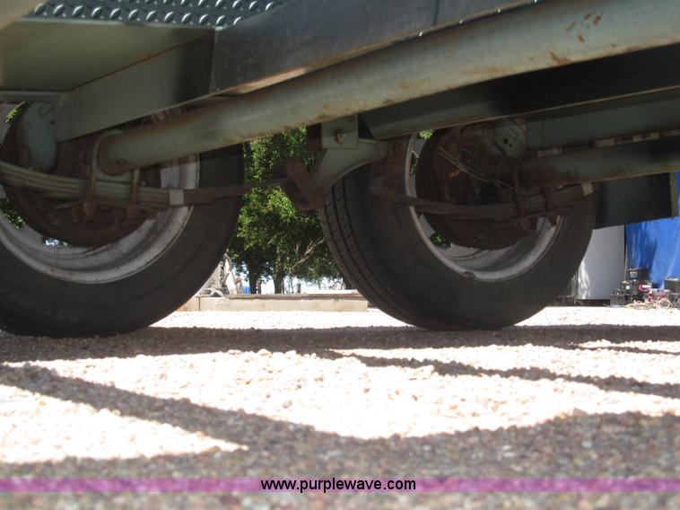 image for item F7004 2001 shop built tandem axle trailer