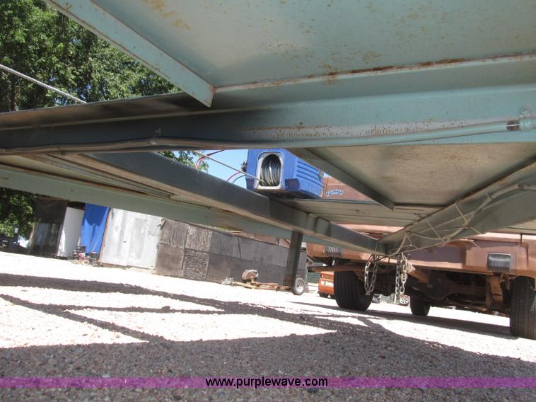 image for item F7004 2001 shop built tandem axle trailer