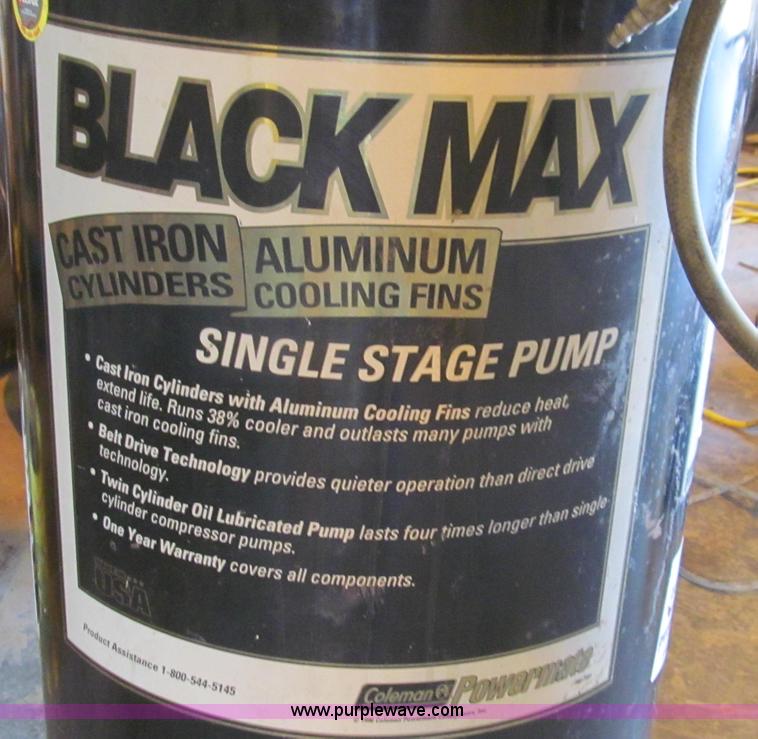 image for item G2094 Coleman Powermate BlackMax air compressor