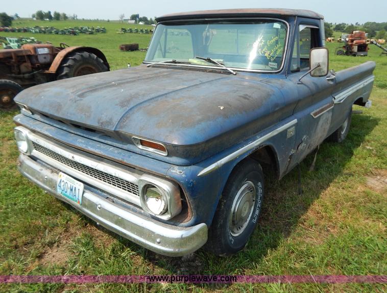 image for item G3439 1966 Chevrolet C1500 pickup truck