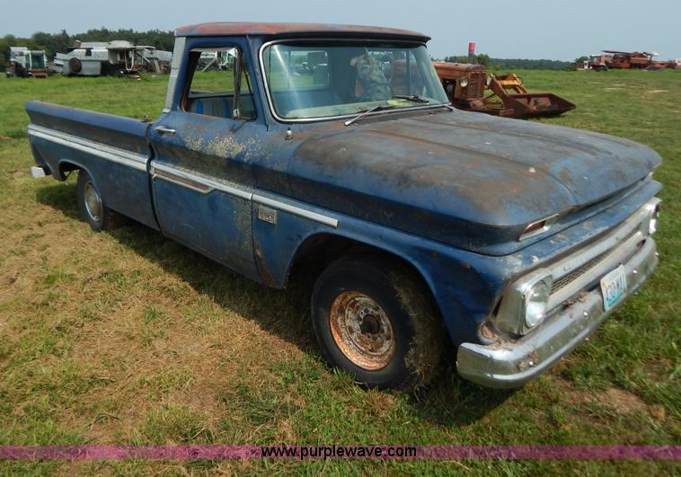 image for item G3439 1966 Chevrolet C1500 pickup truck