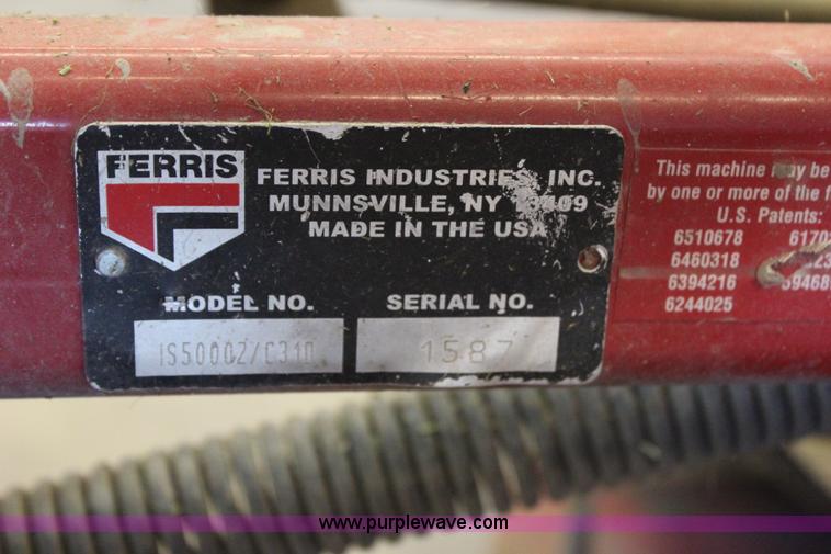 image for item H6682 Ferris IS5000 ZTR lawn mower