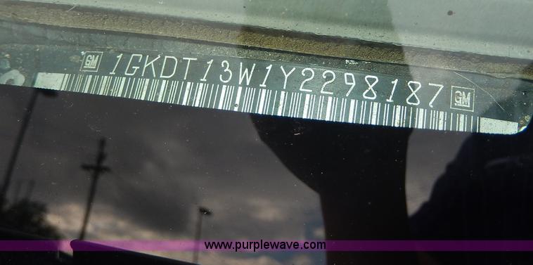 image for item I4301 2000 GMC Jimmy Envoy SLT SUV