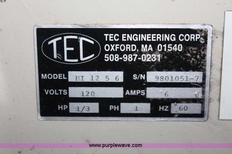 image for item I8125 TEC HI12X5X6 horizontal to incline conveyor