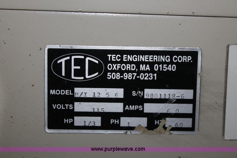 image for item I8126 TEC HI12X5X6 horizontal to incline conveyor