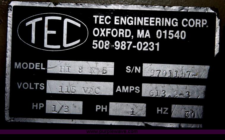 image for item I8136 TEC HI8X5 horizontal to incline conveyor