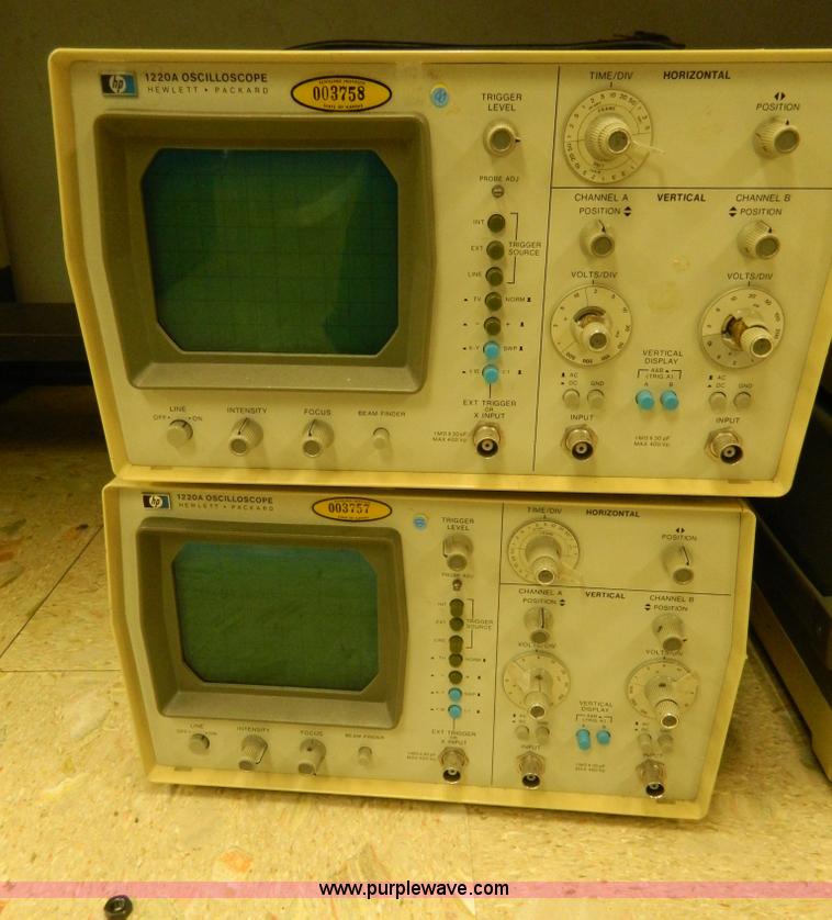 image for item AD9103 (4) HP 1220A oscilloscopes