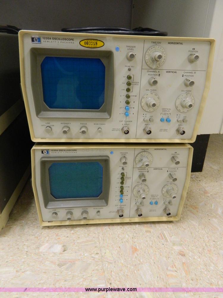 image for item AD9103 (4) HP 1220A oscilloscopes