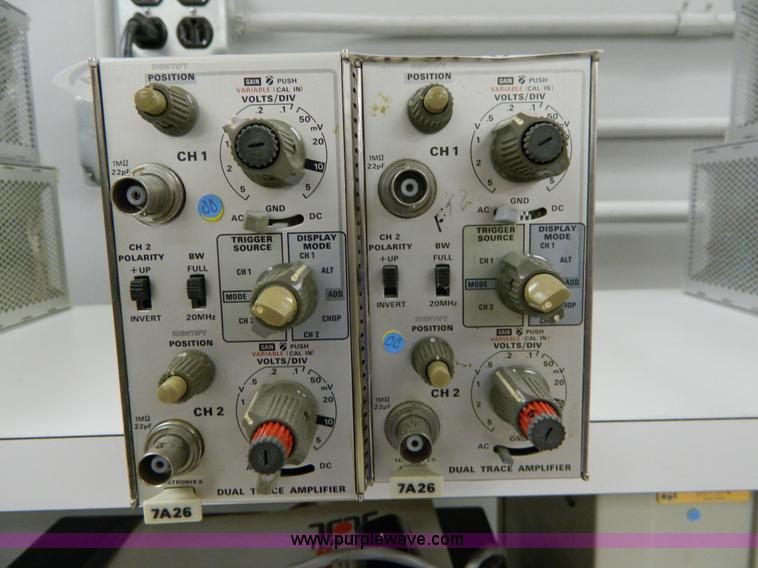 image for item AD9118 (2) Tektronix 7A26 amps