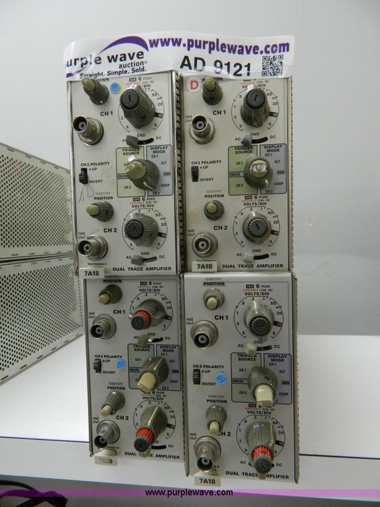 image for item AD9121 (4) Tektronix 7A18 amps