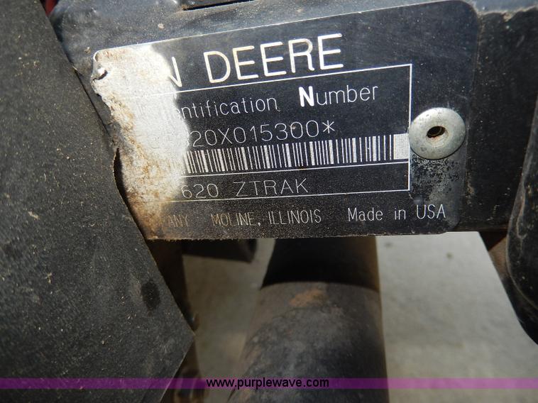 image for item AV9519 John Deere F620 ZTrak lawn mower