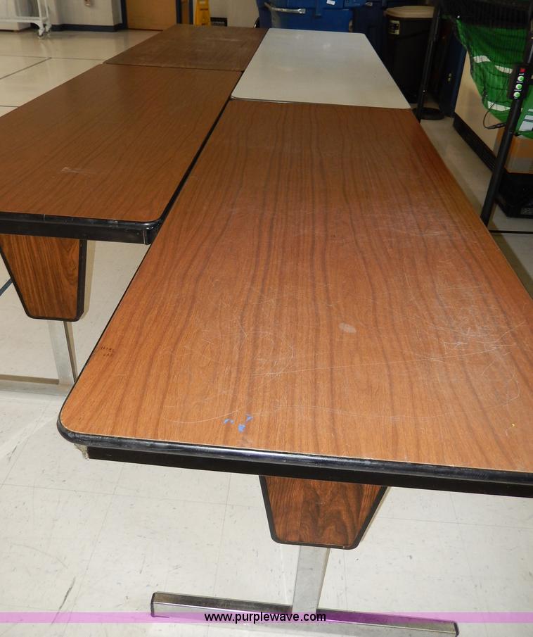 image for item AV9593 Assorted folding tables with carts